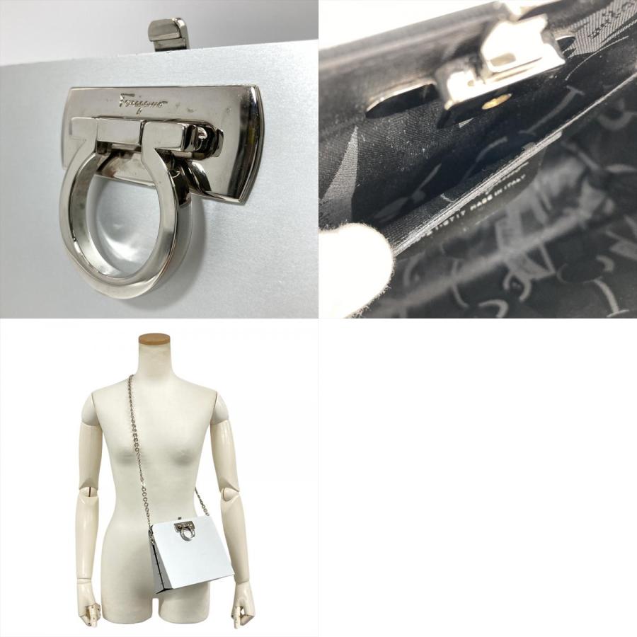フェラガモ Ferragamo ガンチーニ チェーン ショルダーバッグ
