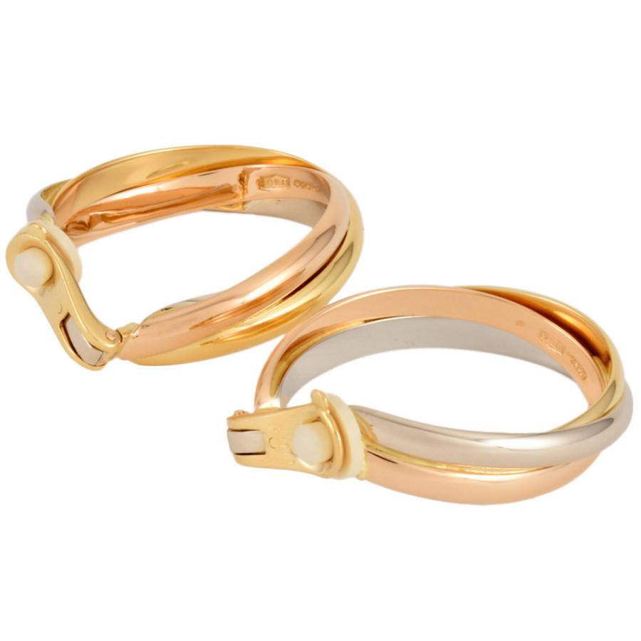Cartier（カルティエ） トリニティ イヤリング K18YG 34.9g K18WG
