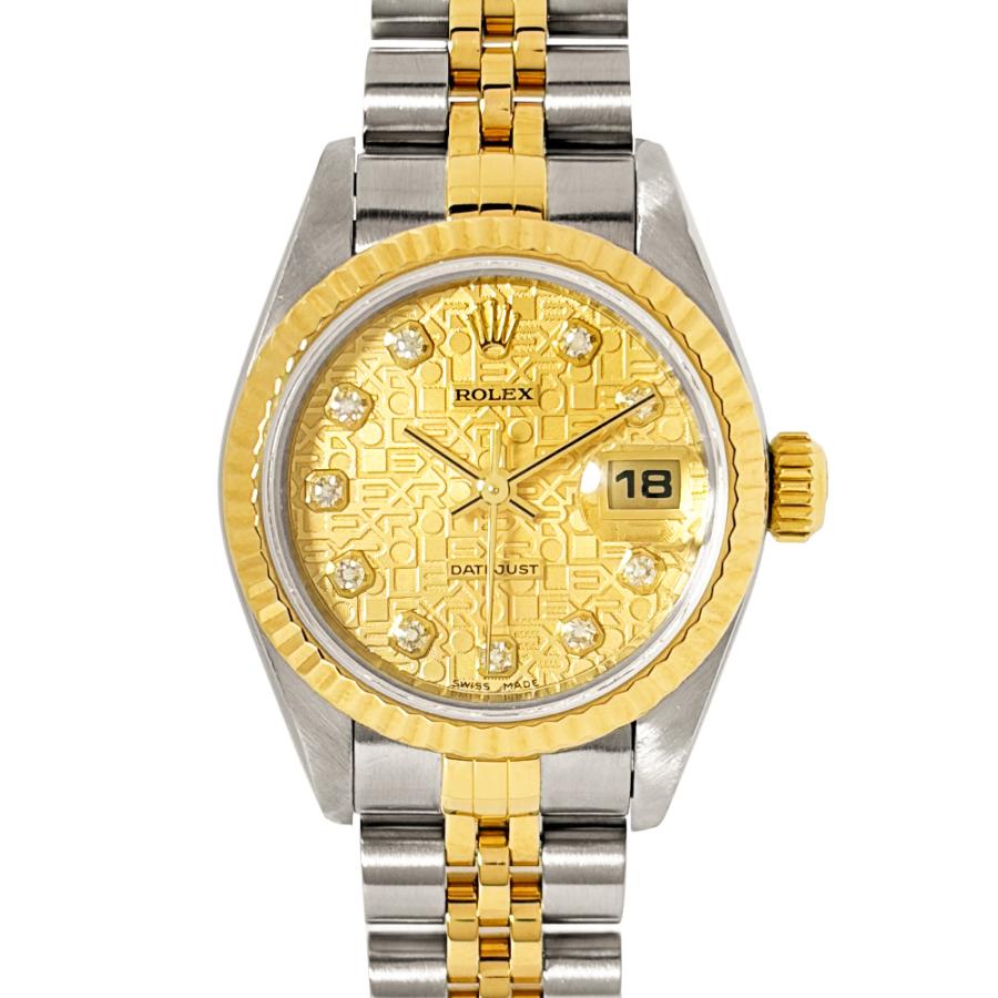 【本日限定！】ROLEX デイトジャスト 10Pダイヤ 79173G 腕時計 デイトジャスト ロレックス ROLEX 79173G 腕時計 自動巻 シャンパン