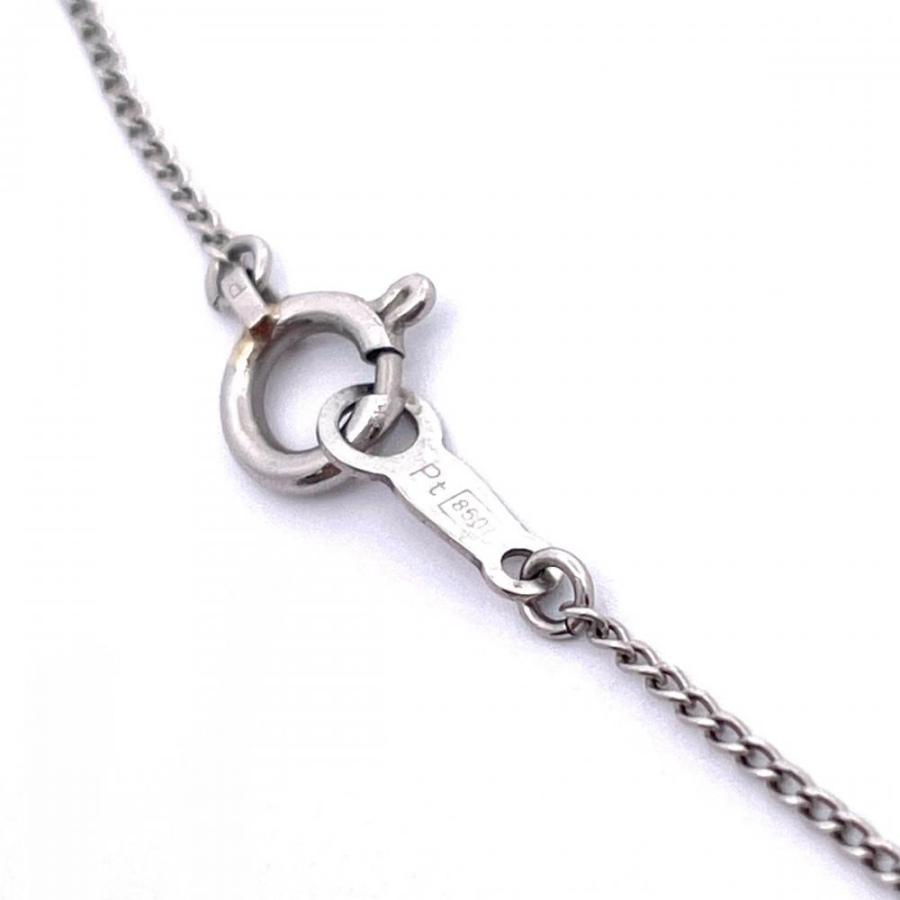 プラチナ ネックレス Pt900 Pt850 ペンダント ネックレス ダイヤモンド 0.22ct Pt850 2.0g Pt900