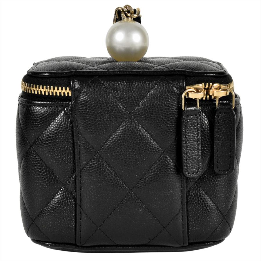 CHANEL（シャネル） バニティ ミニ チェーン ポーチ キャビアスキン