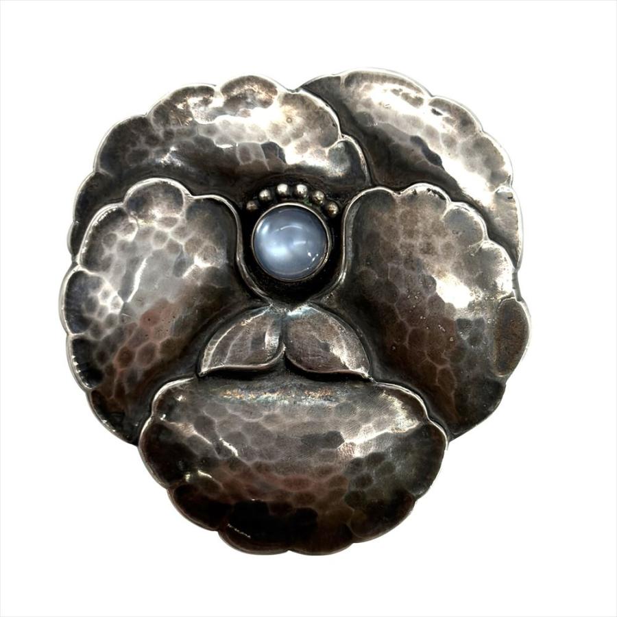  　ジョージジェンセン　337　ブローチ　SV925 ジョージジェンセン Georg Jensen フラワー パンジー ブローチ SV925