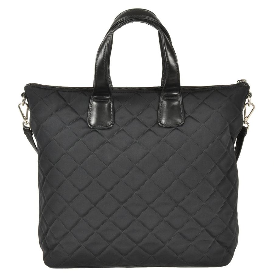 プラダ キルティング 2WAY トートバッグ ナイロン 黒 BN2149 PRADA（プラダ） キルティング トートバッグ 2WAY ナイロン レザー