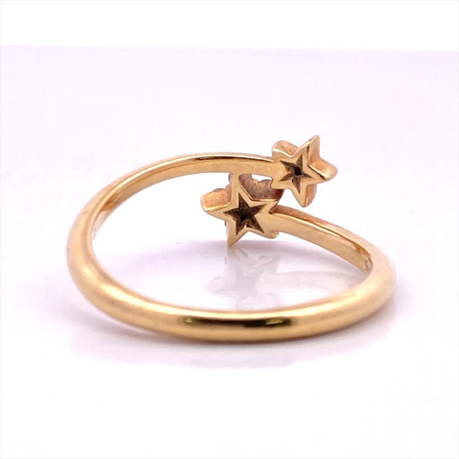 スタージュエリー STAR JEWELRY ツインスター スパイラル リング 指輪