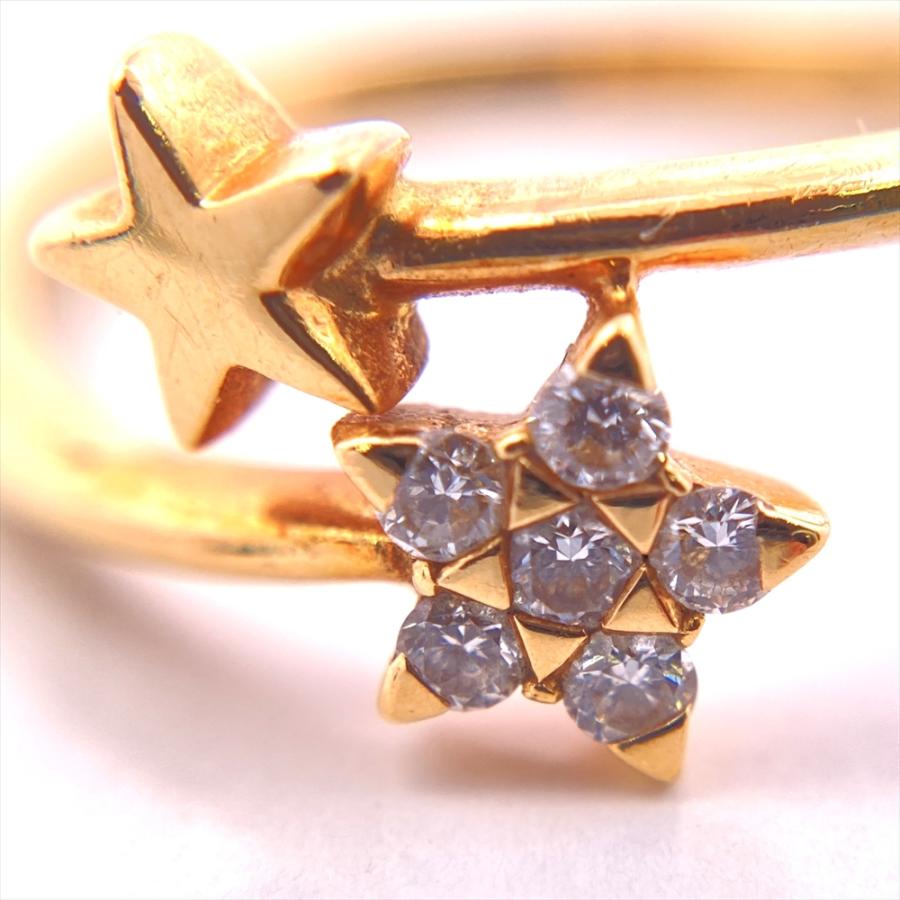 スタージュエリー STAR JEWELRY ツインスター スパイラル リング 指輪