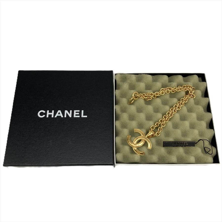 シャネル CHANEL ココマーク チェーン ネックレス メタル 94A ゴールド レディースの画像