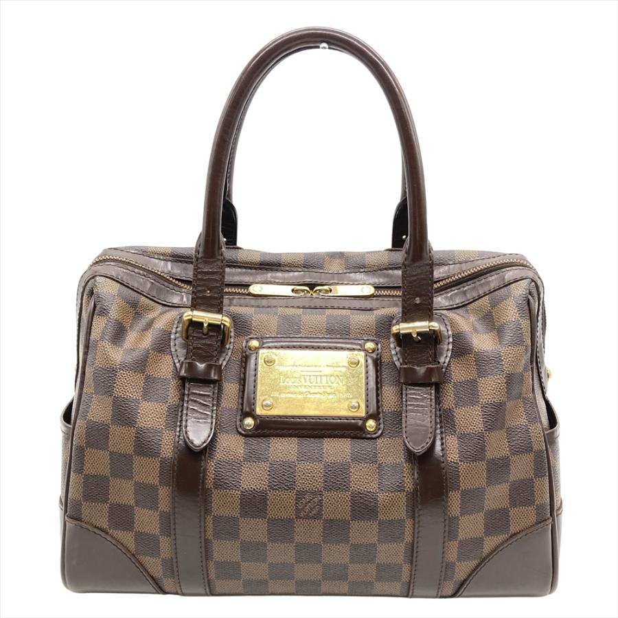 【美品】ルイヴィトン LOUIS VUITTON バークレー ダミエ エベヌ LOUIS VUITTON ルイヴィトン バークレー ハンドバッグ ダミエ エベヌ