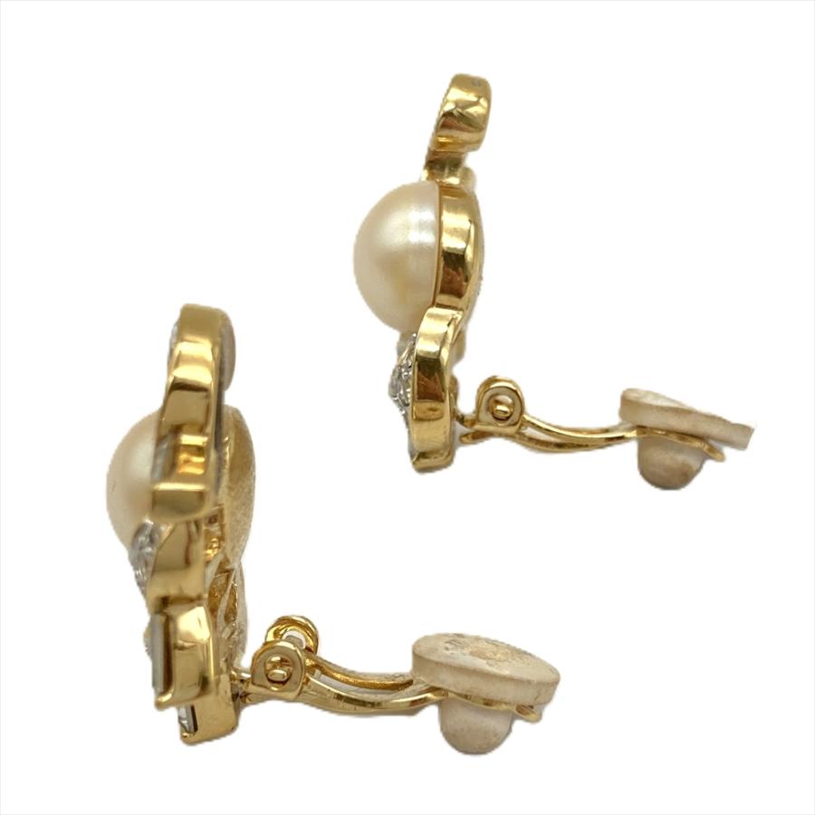 ニナリッチ NINA RICCI イヤリング メタル ゴールド フェイクパール