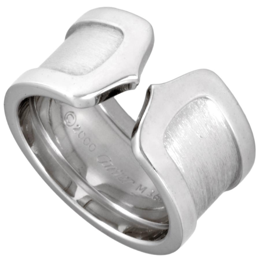 Cartier（カルティエ） Cartier C2 リング 指輪 #50 K18WG 11.2g 2C
