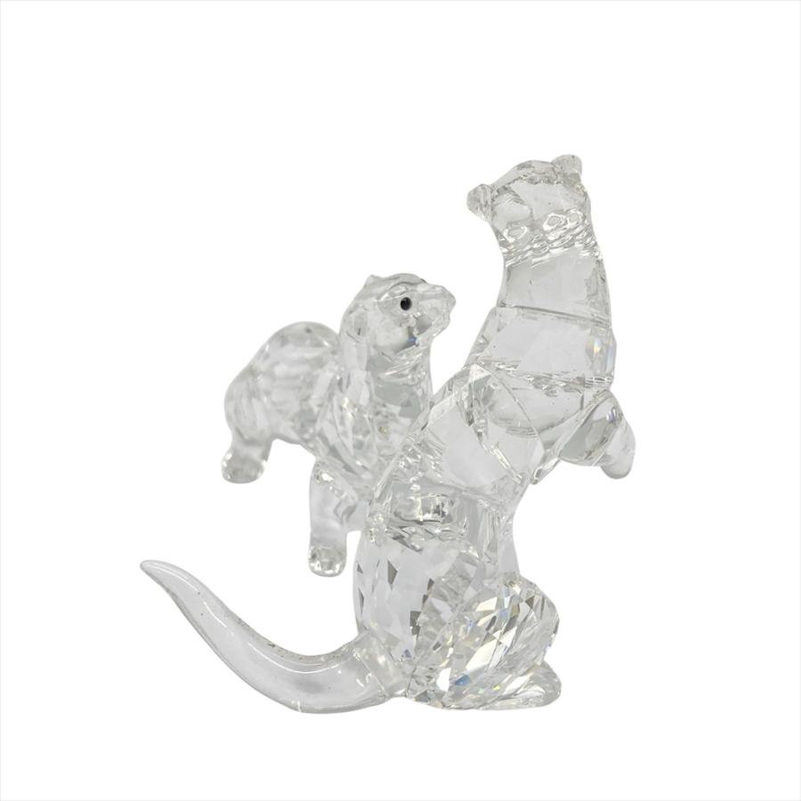 SWAROVSKI（スワロフスキー） 獺 2匹セット オブジェ 置物 5385060