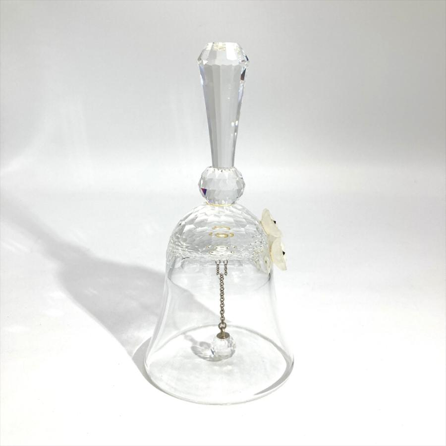 SWAROVSKI（スワロフスキー） テーブルベル オブジェ 置物 クリア 花