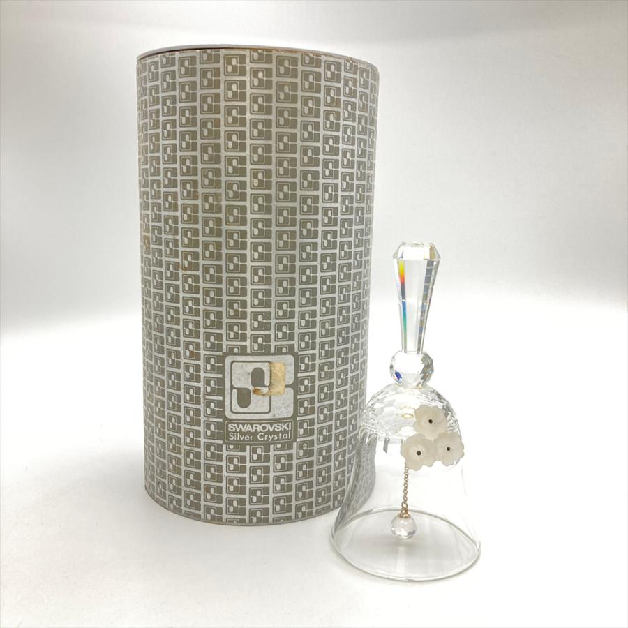 SWAROVSKI（スワロフスキー） テーブルベル オブジェ 置物 クリア 花