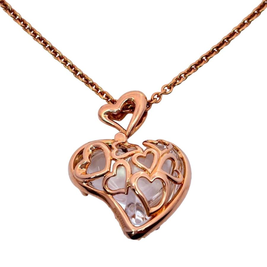 美品♡Ponte Vecchio♡K18 ダイヤモンド ハート ブレスレット