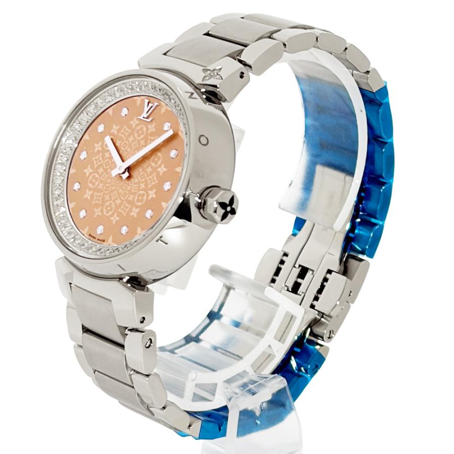 未使用近い美品。LOUIS VUITTON タンブール 8Pダイヤモンド 腕時計 タンブール（LOUIS VUITTON） ルイヴィトン LOUIS VUITTON Q13MS