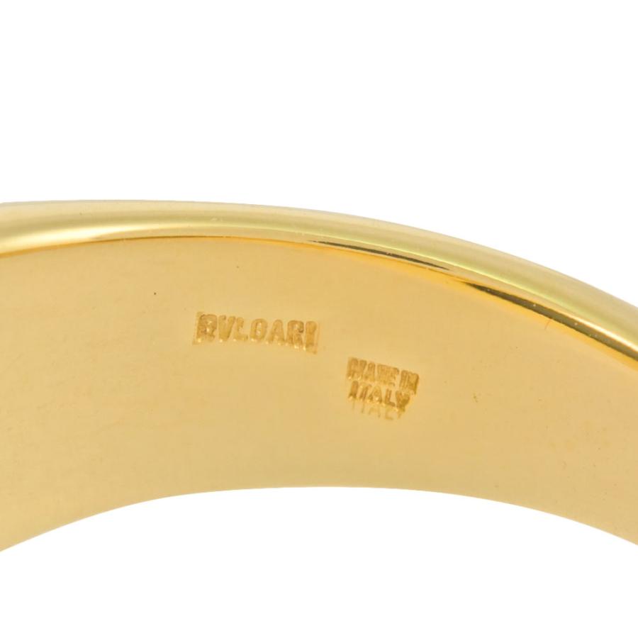 BVLGARI ブルガリ トロンケット リング 指輪 約11.5号 K18YG BVLGARI ブルガリ トロンケット リング 指輪 約11.5号 K18YG