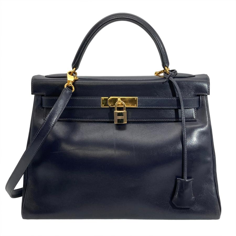 HERMES（エルメス） ケリー 32 ハンドバッグ ボックスカーフ □C刻印