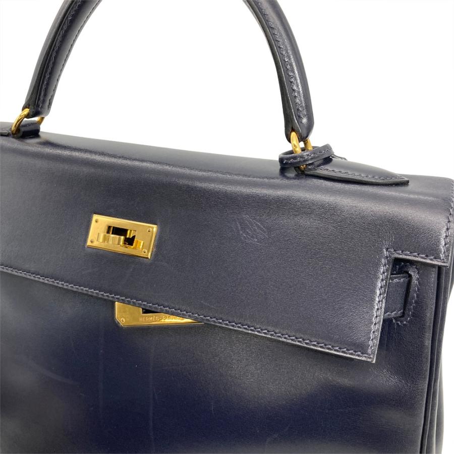 HERMES（エルメス） ケリー 32 ハンドバッグ ボックスカーフ □C刻印