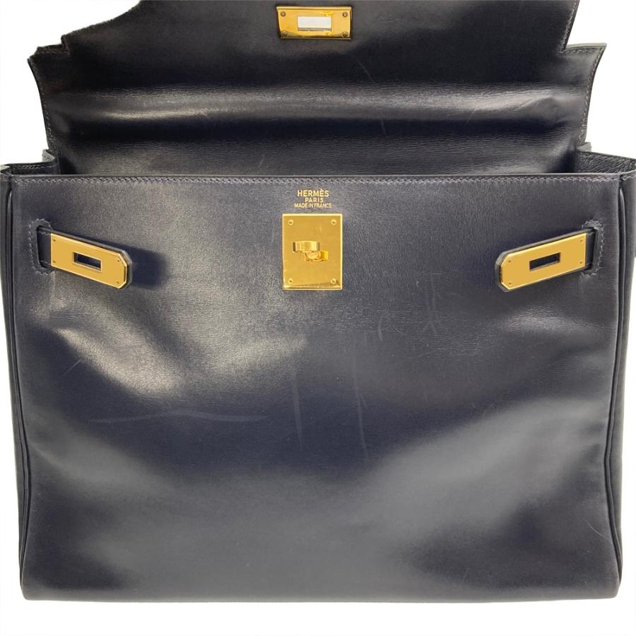 HERMES（エルメス） ケリー 32 ハンドバッグ ボックスカーフ □C刻印