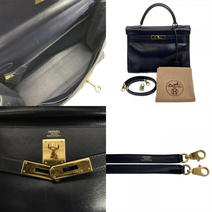 HERMES（エルメス） ケリー 32 ハンドバッグ ボックスカーフ □C刻印