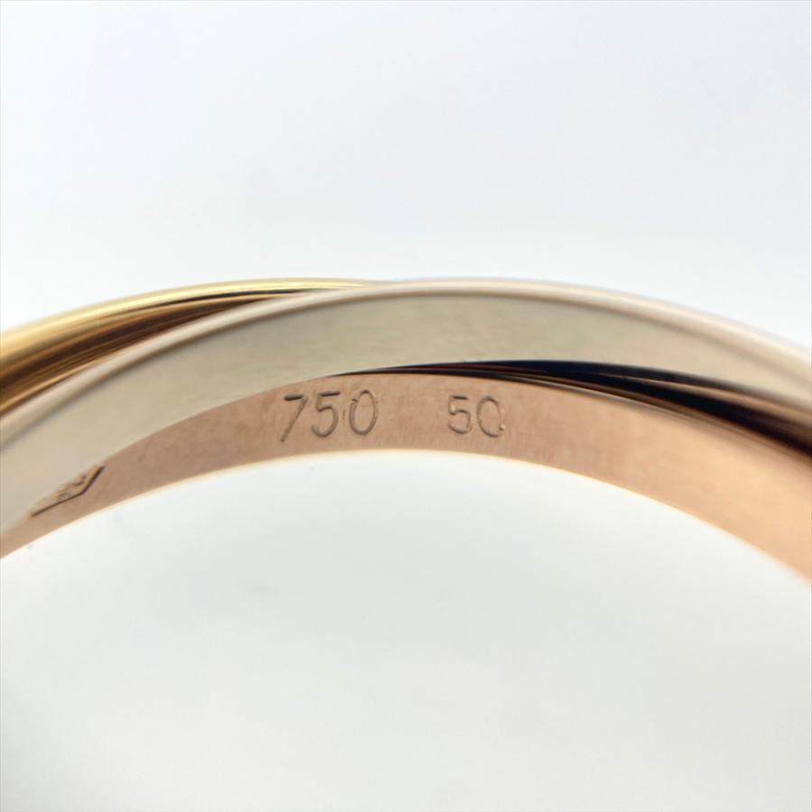 Cartier（カルティエ） トリニティ SM リング 指輪 #50 K18YG 3.5g