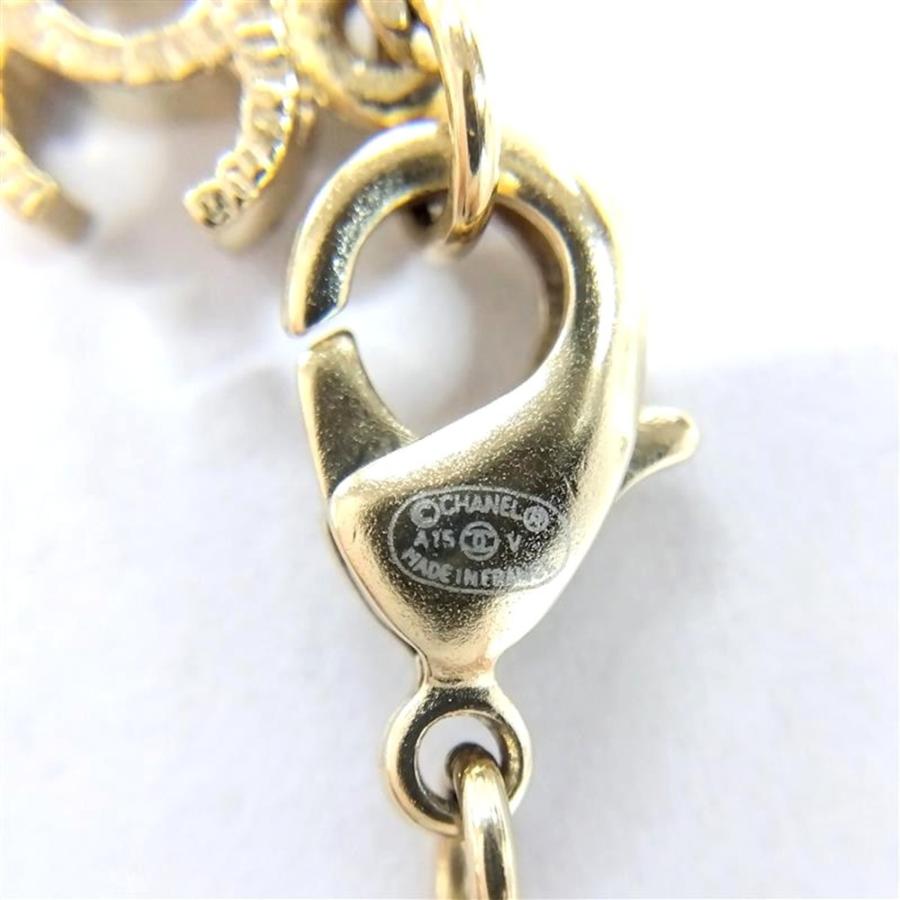 美品 シャネル ネックレス ココマーク フェイクパール 05年 CHANEL（シャネル） ココマーク ネックレス メタルg フェイクパール
