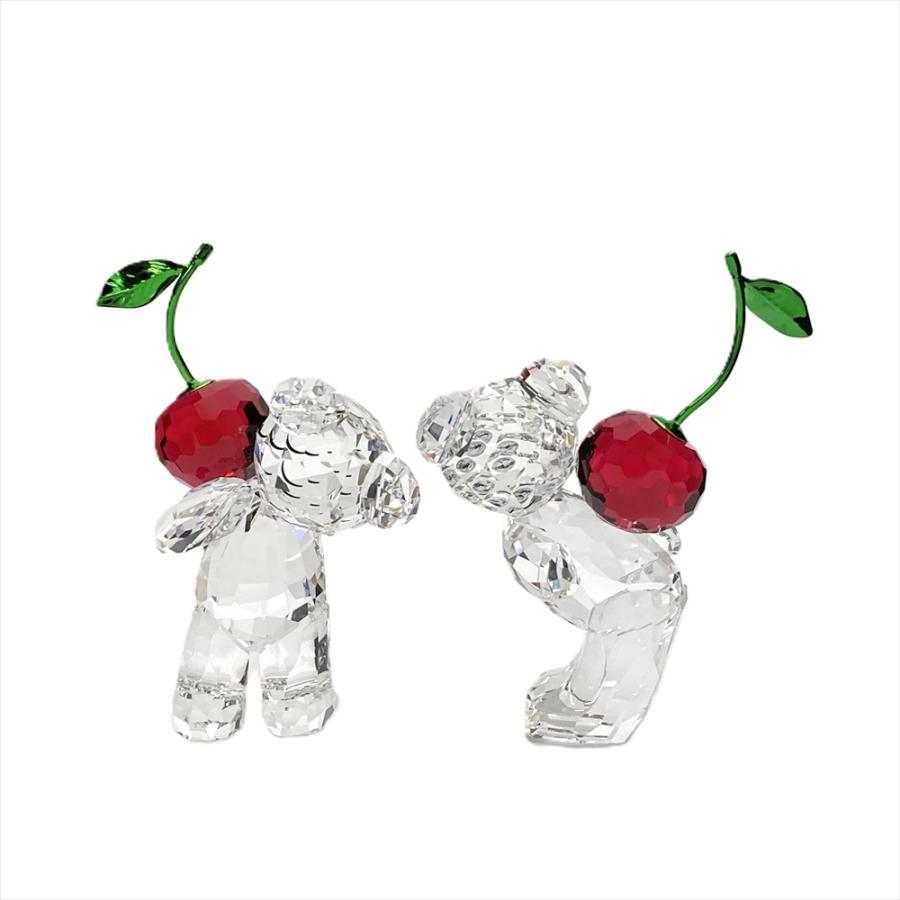 スワロフスキー　くま　クローバー SWAROVSKI スワロフスキー クリスベア Lucky Charm クリスタル