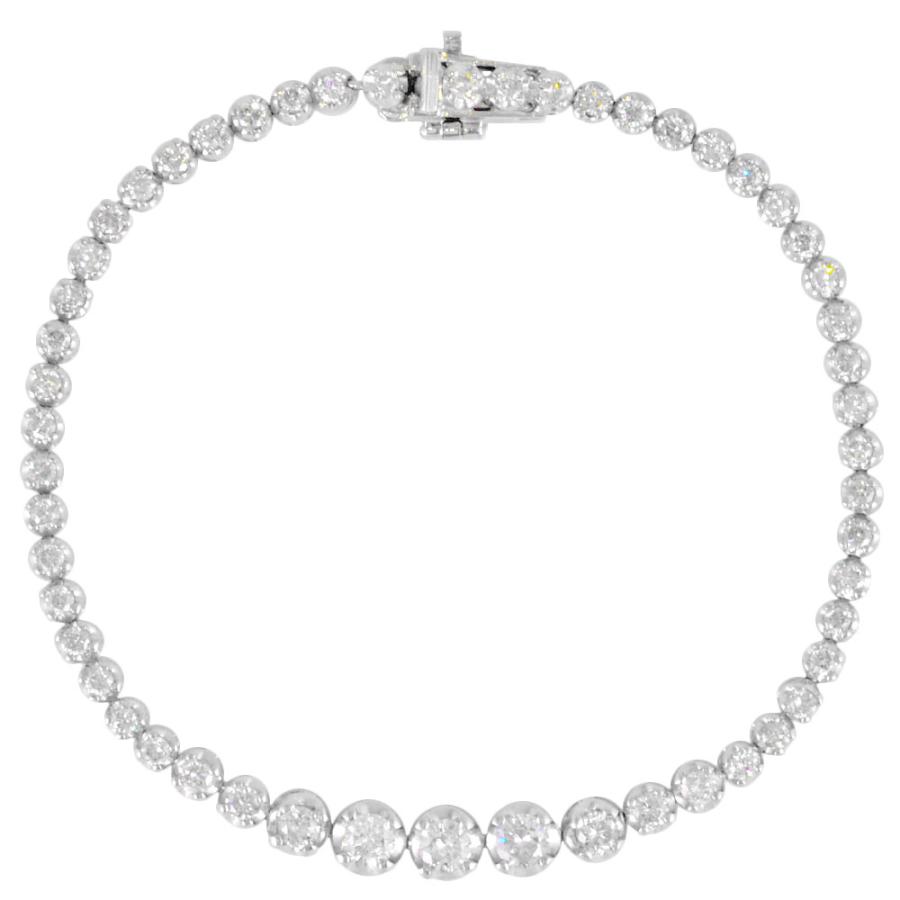 新品】Pt900ダイヤモンド2.00ctテニスブレスレット