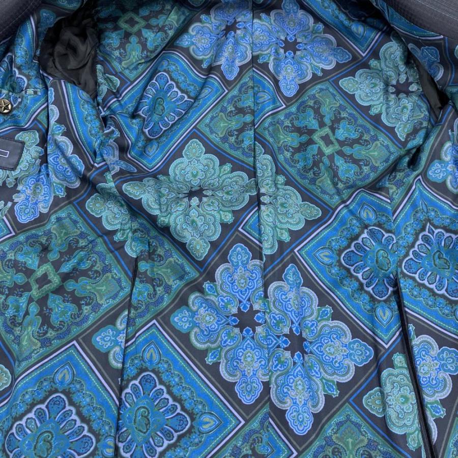 ETRO（エトロ） スーツ ネイビー 50 セットアップ ペイズリー メンズ