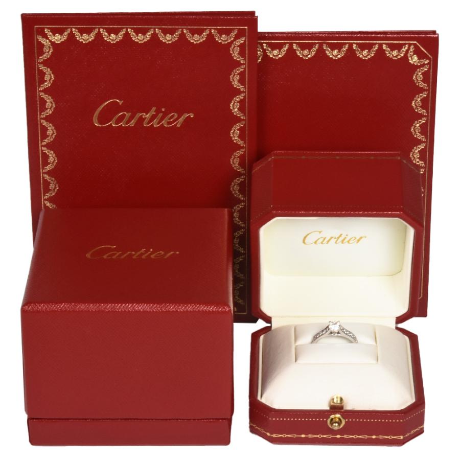 Cartier カルティエ 1895 ソリテール リング ハーフエタニティ Cartier カルティエ 1895 ソリテール リング ハーフエタニティ