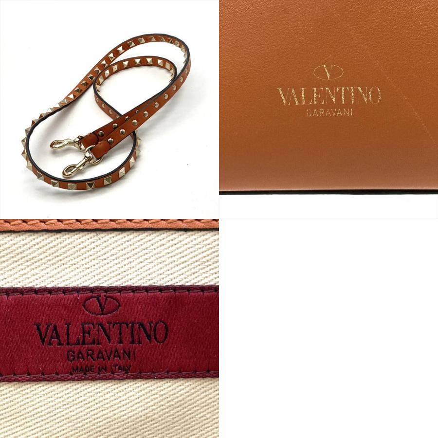 VALENTINO（ヴァレンティノ） ロックスタッズ ハンドバッグ オレンジ