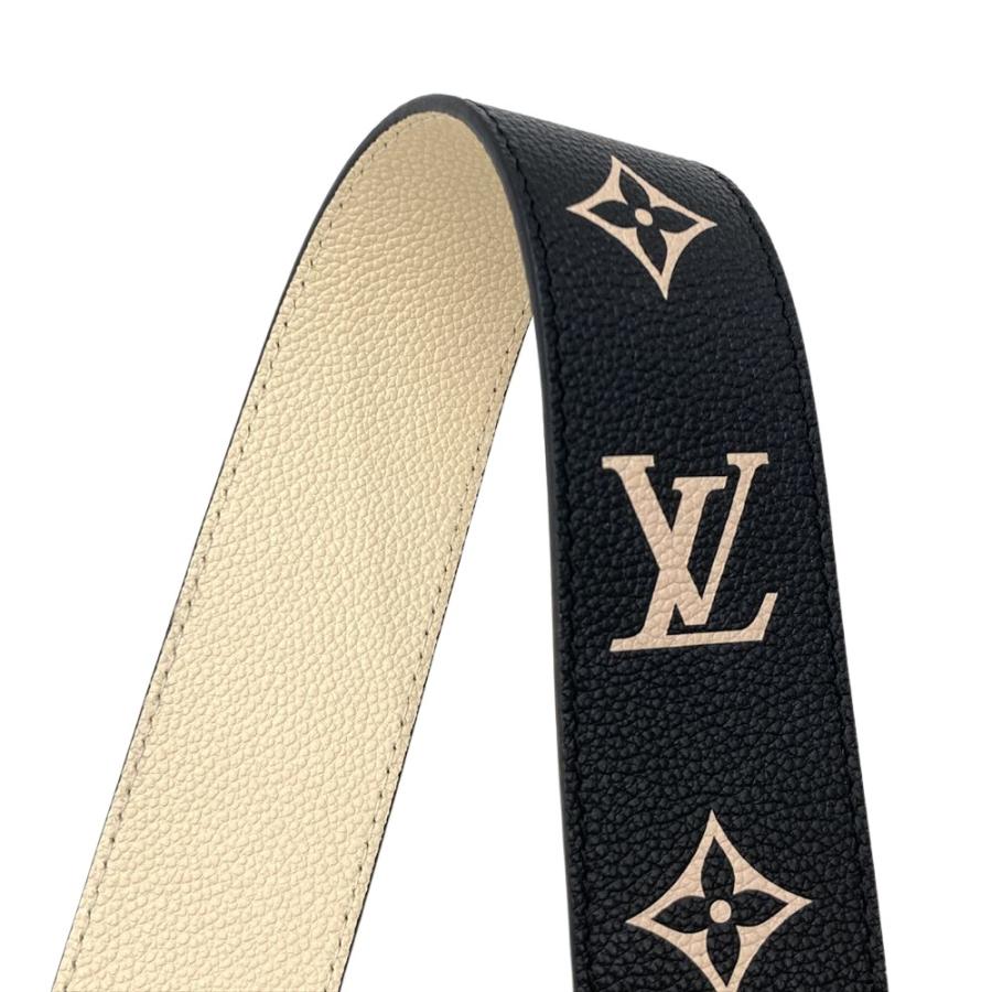 最終価格！ルイヴィトン ショルダーストラップ アンプラント バイカラー 黒 LOUIS VUITTON】ルイヴィトン『バイカラー モノグラム アンプラント