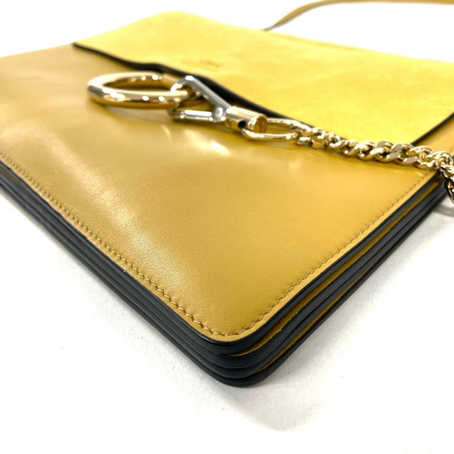 Chloe（クロエ） フェイ FAYE ショルダーバッグ レザー イエロー