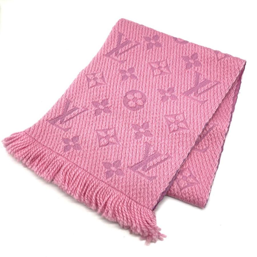 LOUIS VUITTON ピンク モノグラム マフラー LOUIS VUITTON - 良品 LOUISVUITTON ルイヴィトン モノグラム