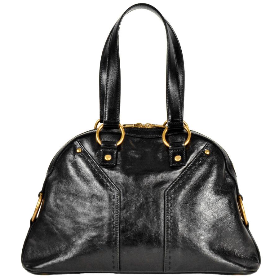 サンローラン SAINT LAURENT ハンドバッグ レザー 156464 ブラック