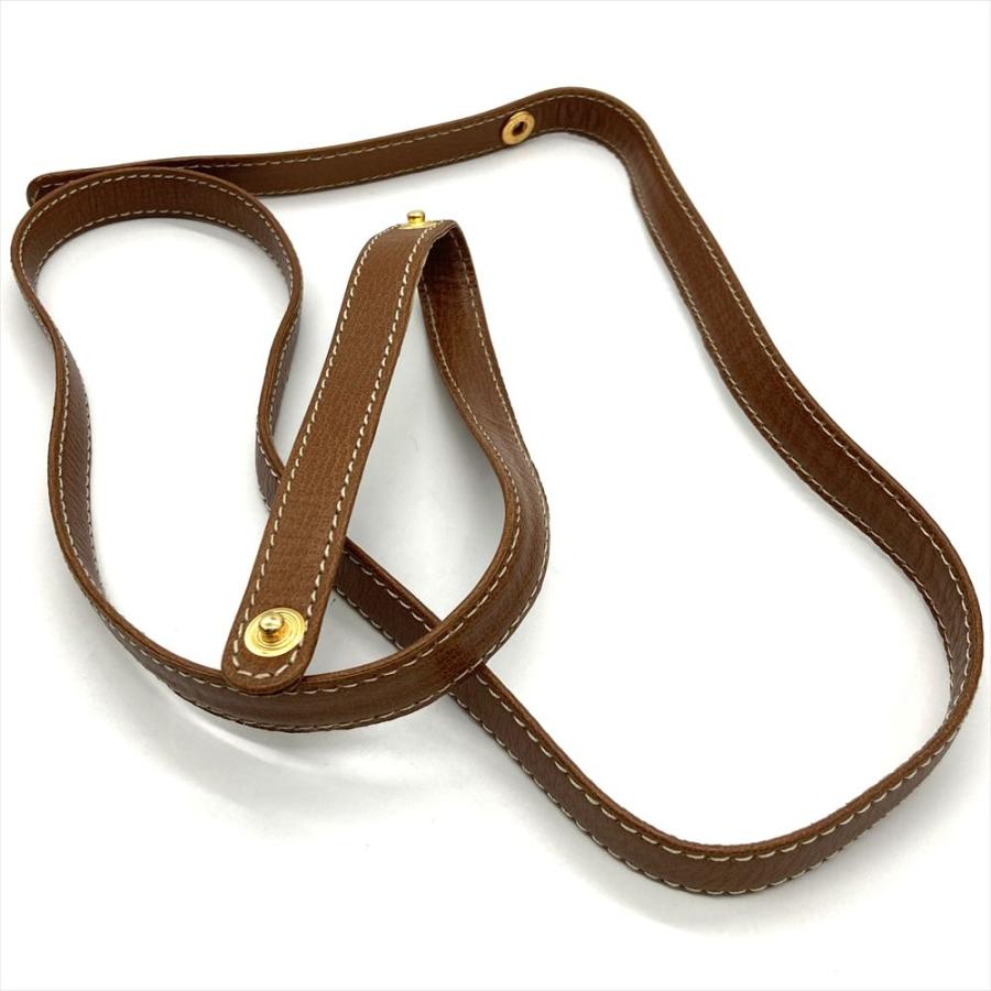 LOEWE ロエベ ベラスケス ハンドバッグ 2WAY レザー ブラウン ゴールド