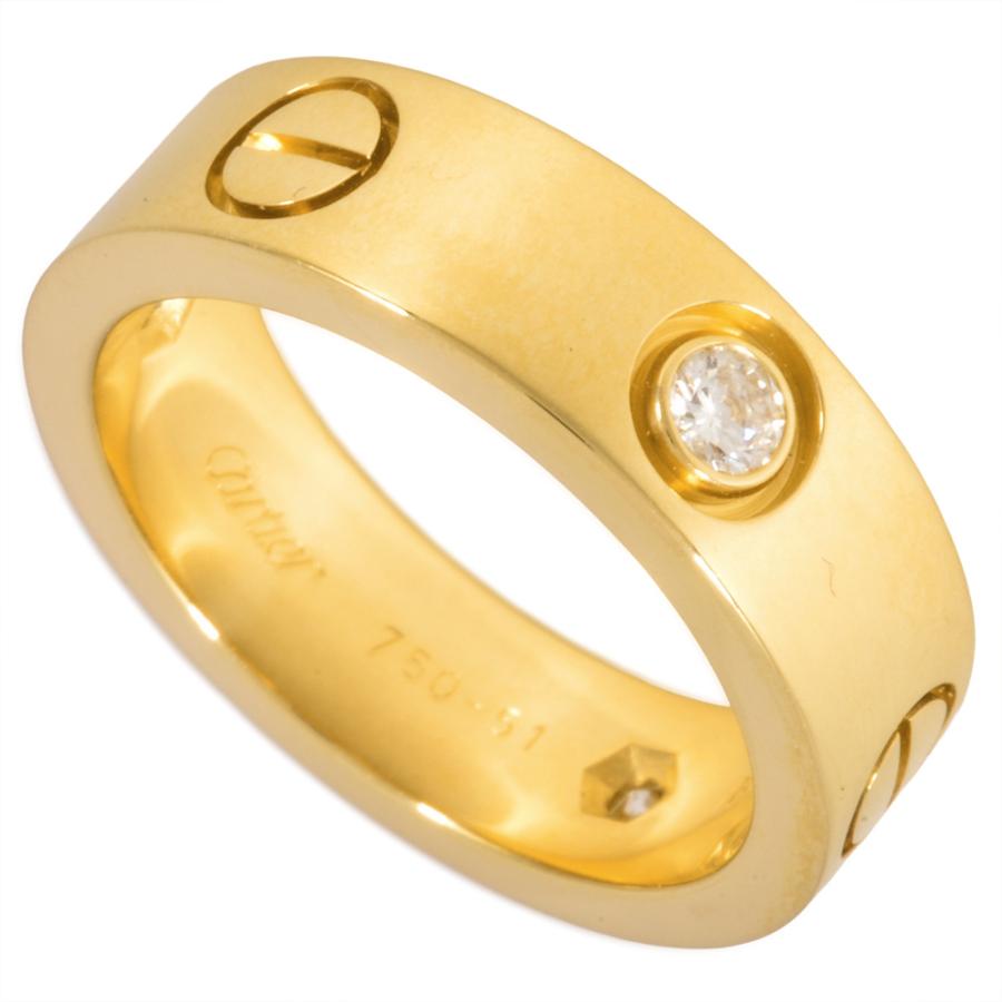 LOVE（Cartier） カルティエ Cartier LOVE ラブ 3P ダイヤ リング 指輪 