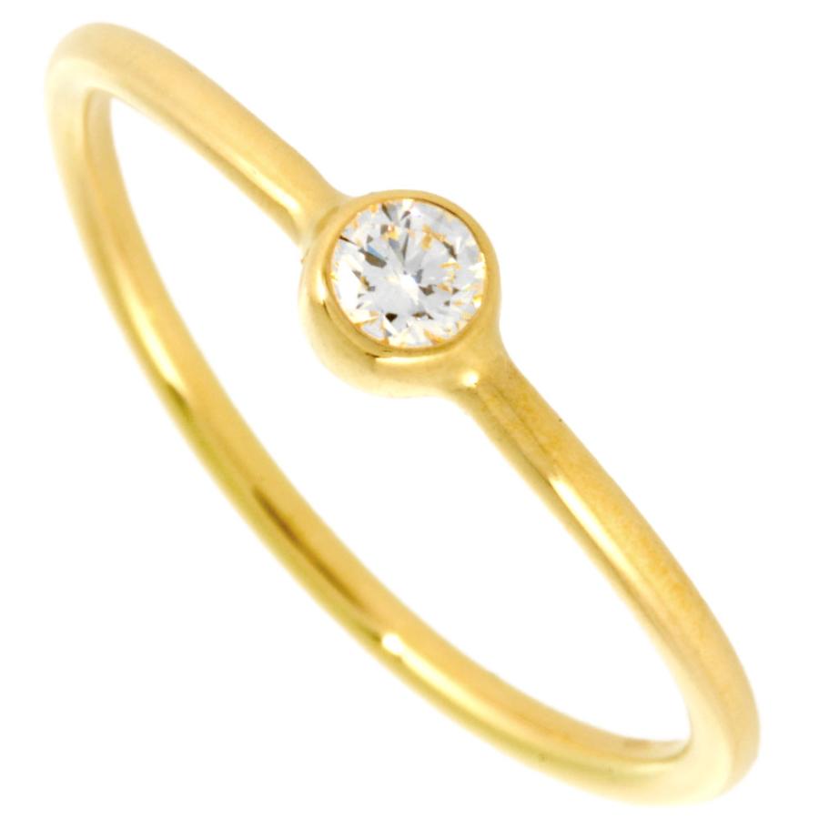 Tiffany&Co. ウェーブシングルロウ 18K ダイヤモンド リング Elsa Peretti ティファニー Tiffany&Co. ウェーブシングルロウ リング