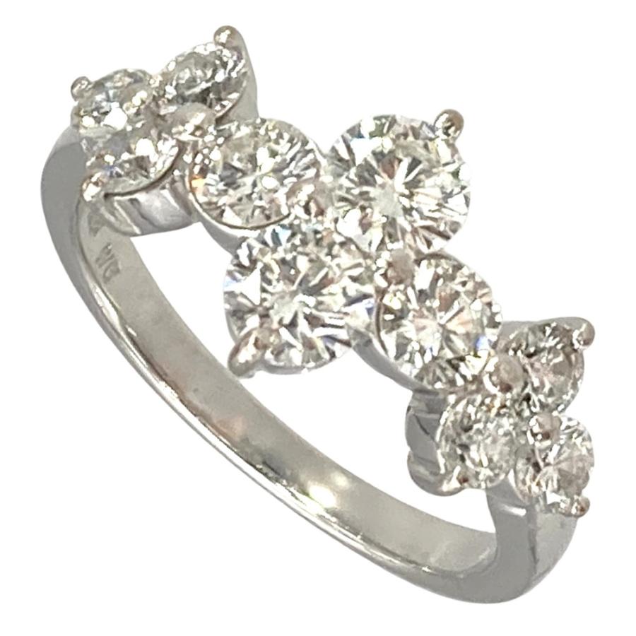 リング 指輪 ダイヤモンド 1.40ct 約10.5号 K18WG 4.5g ホワイト 