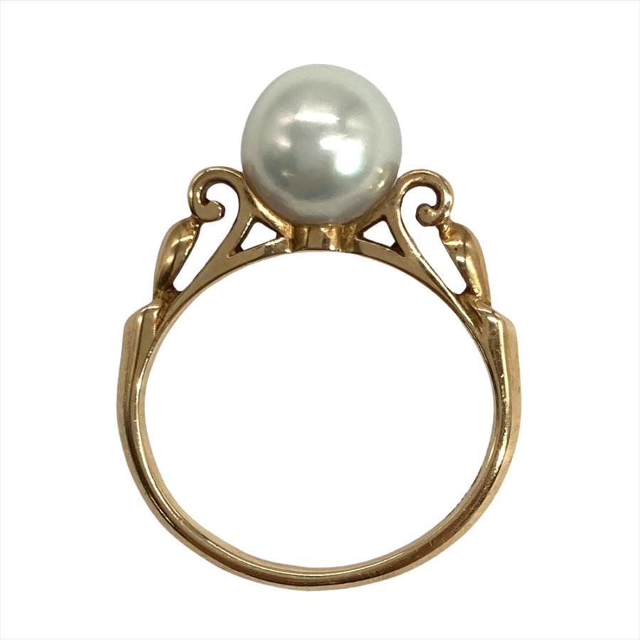 MIKIMOTO（ミキモト） パール 7.5mm リング 指輪 約7号 K14PG 2.5g