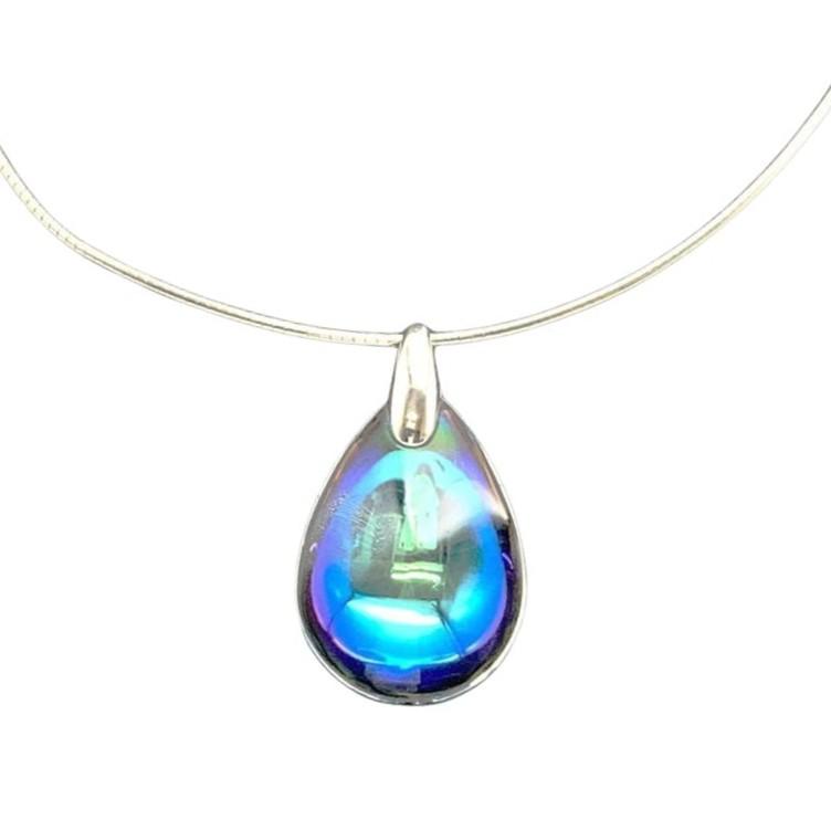 【美品】 バカラ ネックレス プシデリック チョーカー イリゼルビー 廃盤 廃盤品・色が変化】 バカラ プシデリック ドロップ ネックレス