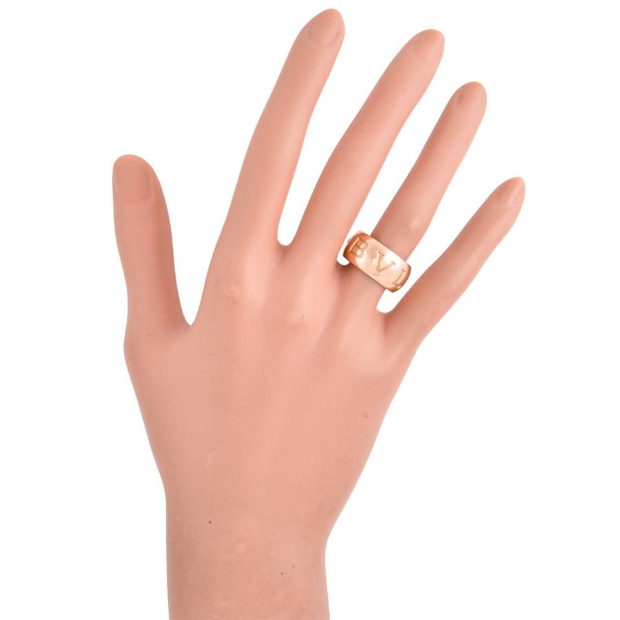 BVLGARI（ブルガリ） モノロゴ リング 指輪 #54 K18PG 13.0g