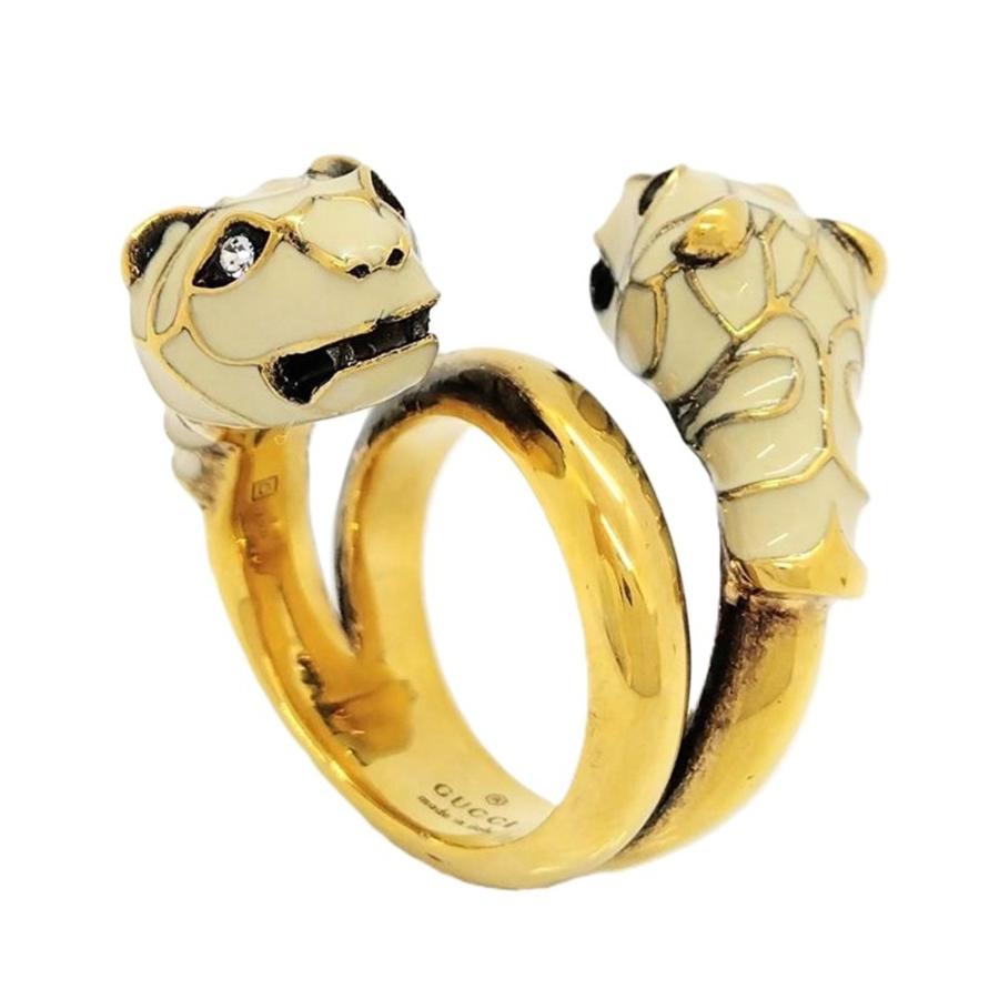 GUCCI（グッチ） タイガーヘッド 約9号 リング 指輪 : ゴールドプラザ