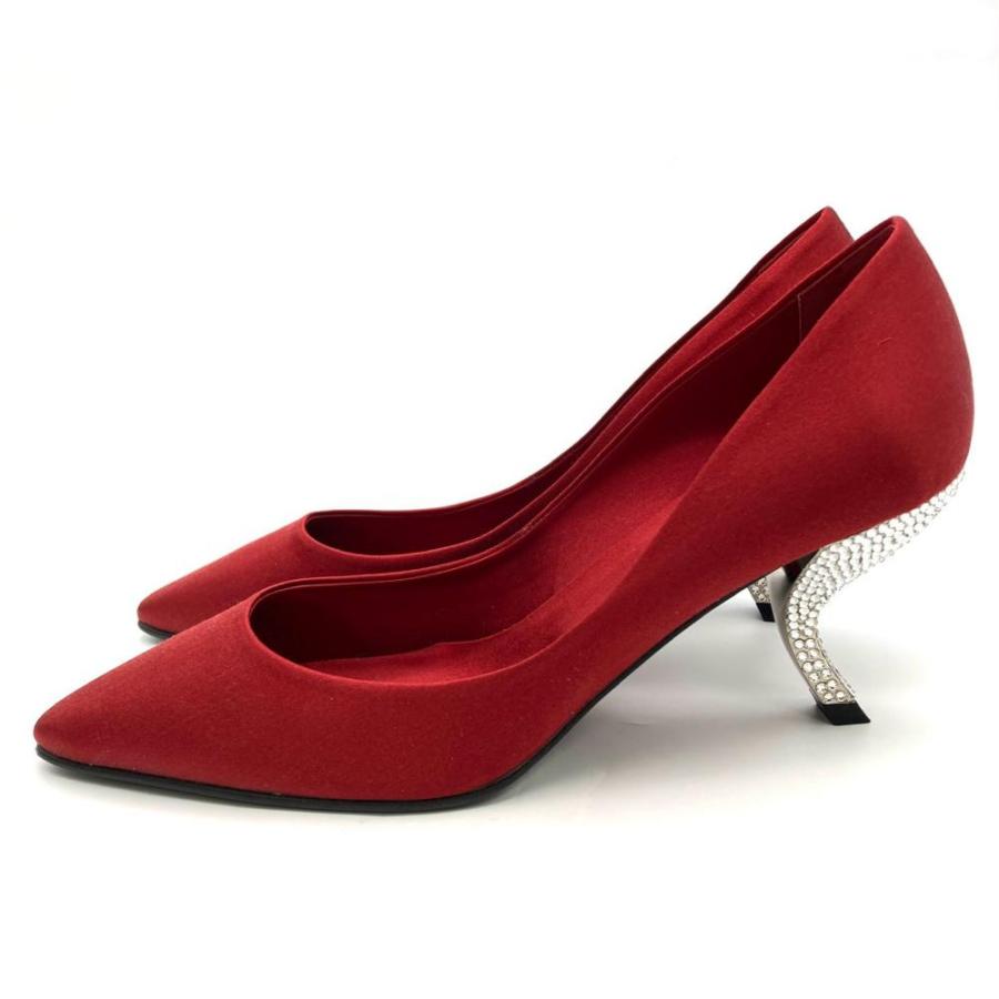 ロジェヴィヴィエ Roger vivier ラインストーン ヒール パンプス