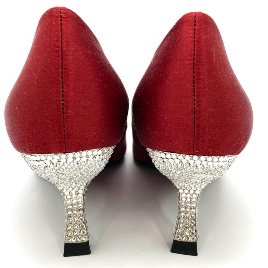 ロジェヴィヴィエ Roger vivier ラインストーン ヒール パンプス