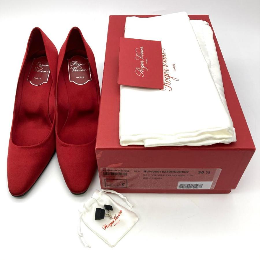 ロジェヴィヴィエ Roger vivier ラインストーン ヒール パンプス