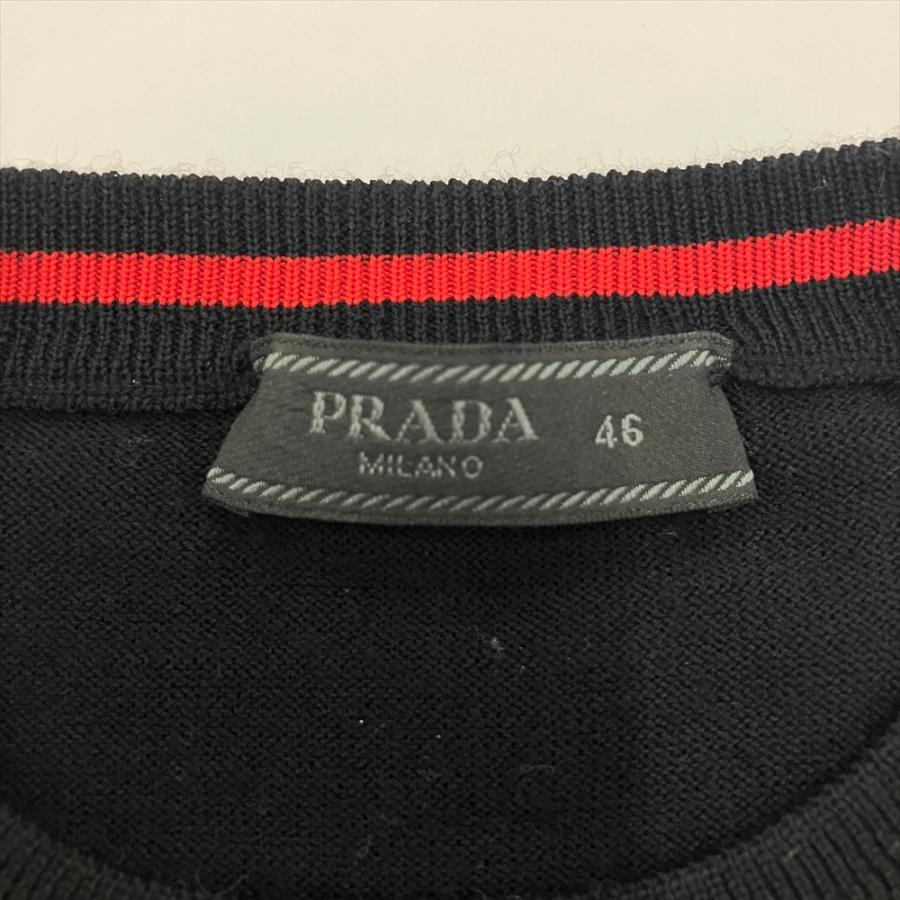 PRADA プラダ カラーブロック クルーネック セーター ニット