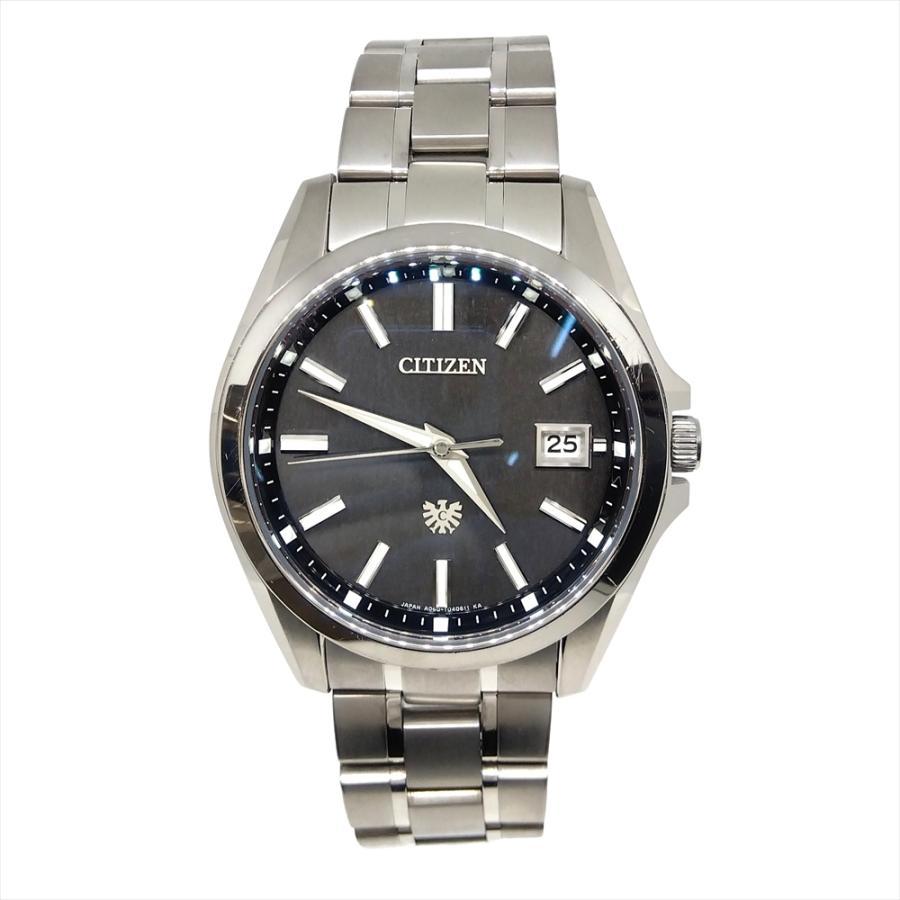 シチズン CITIZEN AQ4091-56E ザ・シチズン オートマティック エコドライブ 腕時計 ブラック (藍染和紙文字盤)文字盤 メンズ【中古】 CITIZEN（シチズン） CITIZEN AQ4091-56E ザ・シチズン