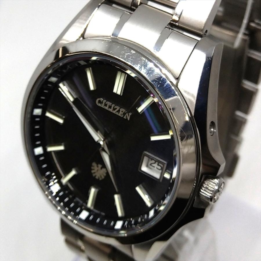 シチズン CITIZEN AQ4091-56E ザ・シチズン オートマティック エコドライブ 腕時計 ブラック (藍染和紙文字盤)文字盤 メンズ【中古】 ザ・シチズン】藍染和紙文字板×エコ・ドライブへの挑戦「美しき日本の