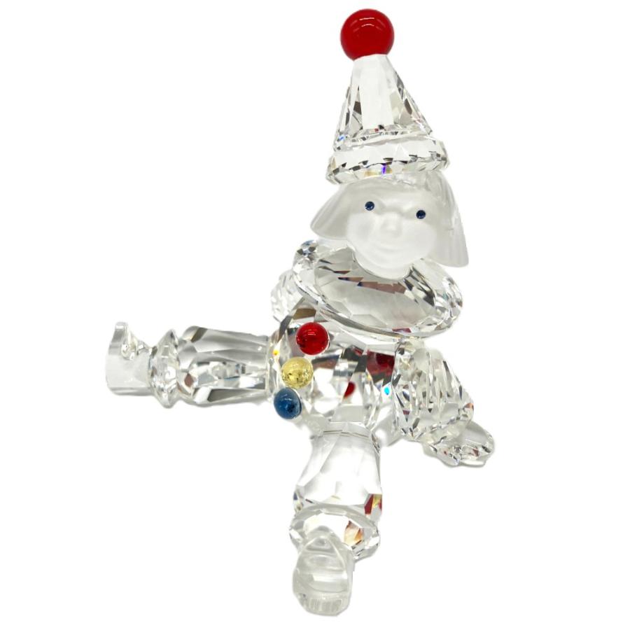 ★SWAROVSKIスワロフスキー　オブジェ　置物　ピエロ SWAROVSKI（スワロフスキー） パペット人形 ピエロ 2008年廃盤品