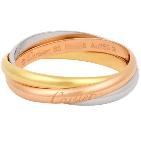 Cartier（カルティエ） トリニティ リング SM K18YG/WG/PG #65